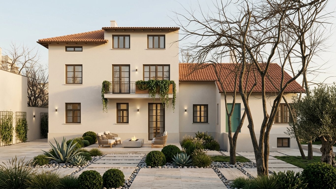 Modern entry garden redesign AI visualiser by RYY