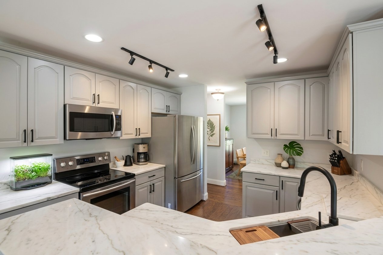 Modern kitchen redesign AI visualiser by RYY