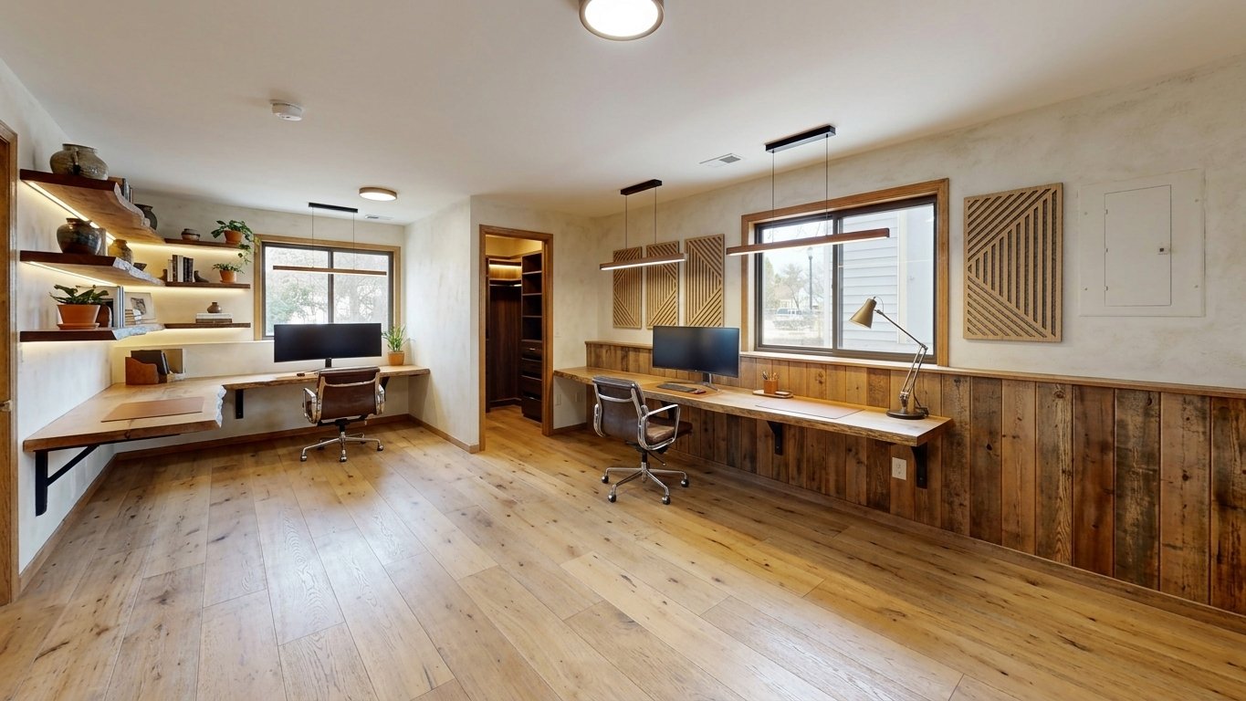Modern home office redesign AI visualiser by RYY
