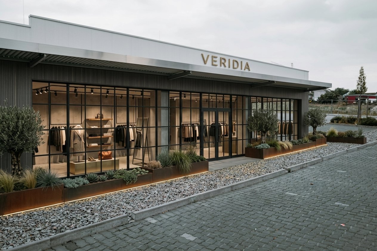 Modern shop front redesign AI visualiser by RYY