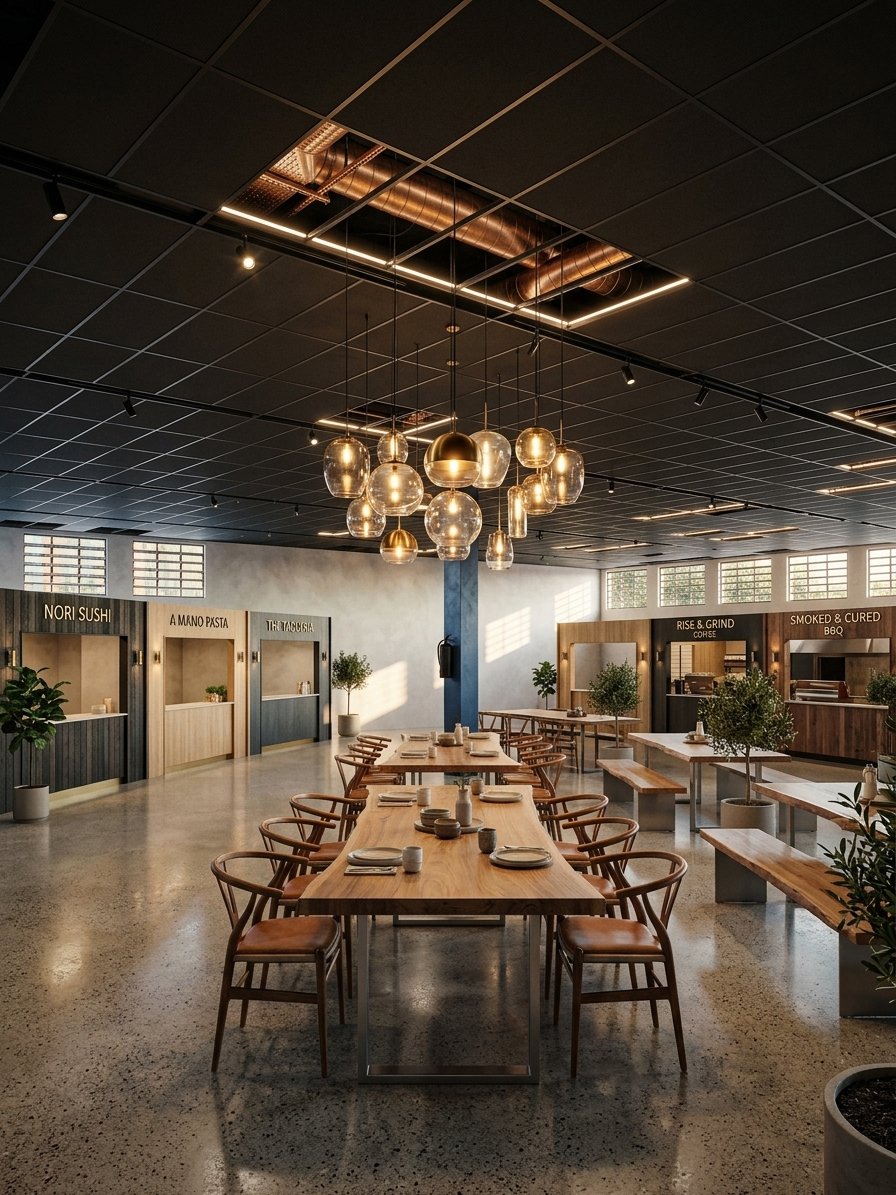 Modern restaurant interior redesign AI visualiser by RYY