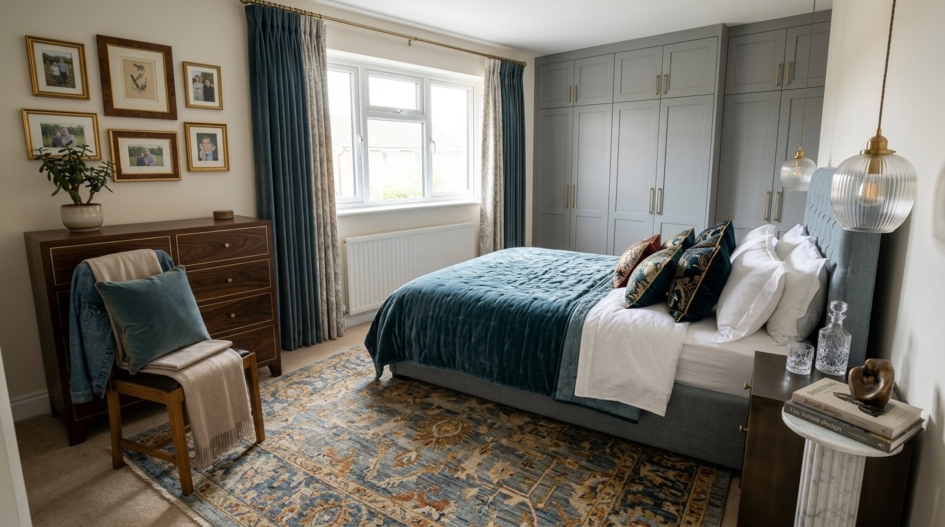 Modern bedroom redesign AI visualiser by RYY