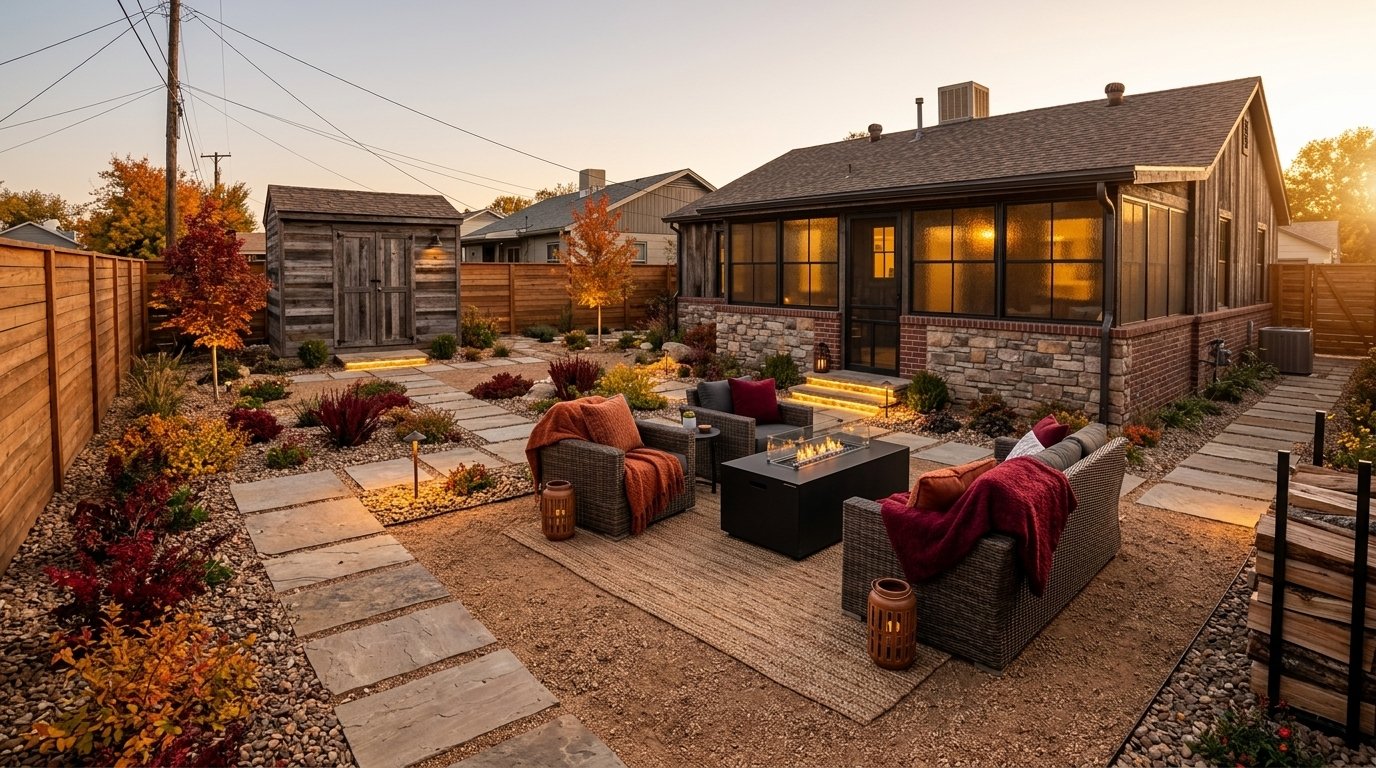 Modern full garden design redesign AI visualiser by RYY