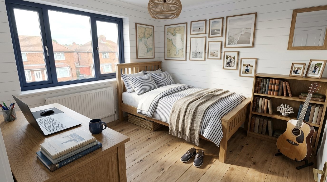 Modern bedroom redesign AI visualiser by RYY
