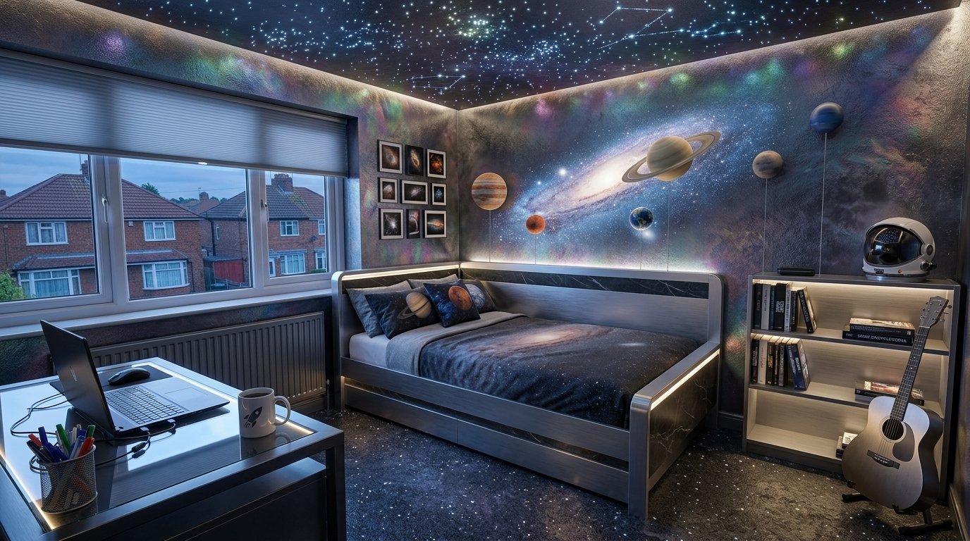 Modern bedroom redesign AI visualiser by RYY
