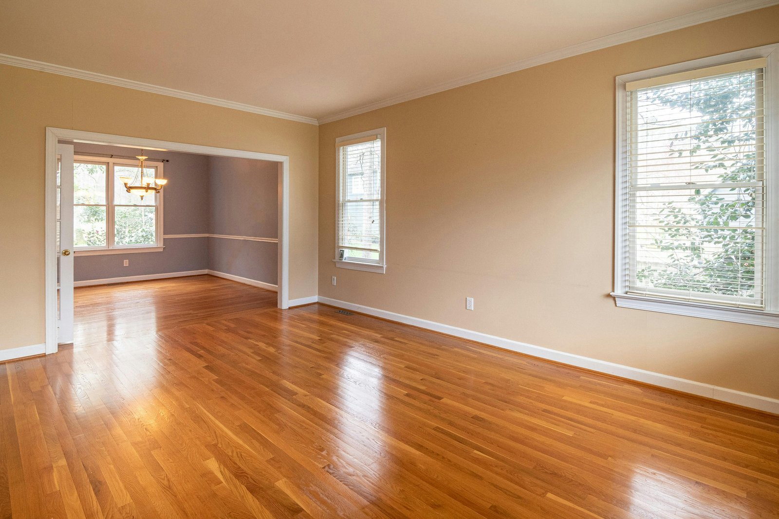 Original state of the living room before AI redesign by RYY