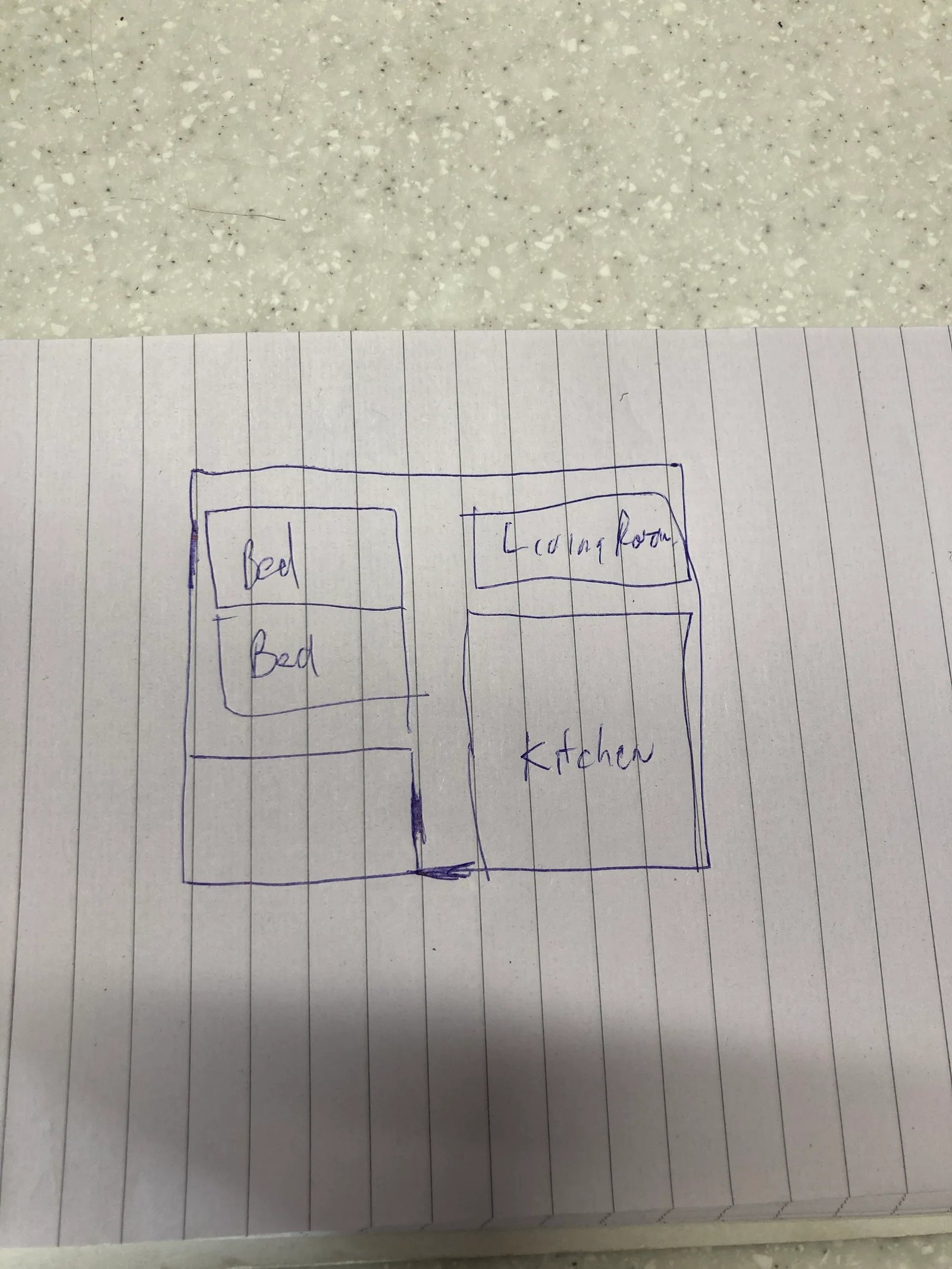 Original state of the full garden design before AI redesign by RYY
