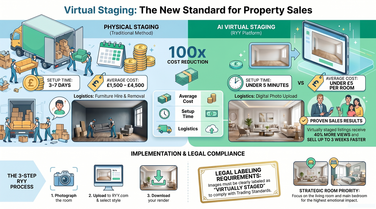 Virtual Staging for Property Sales: Does It Actually Work? (Data & Guide)