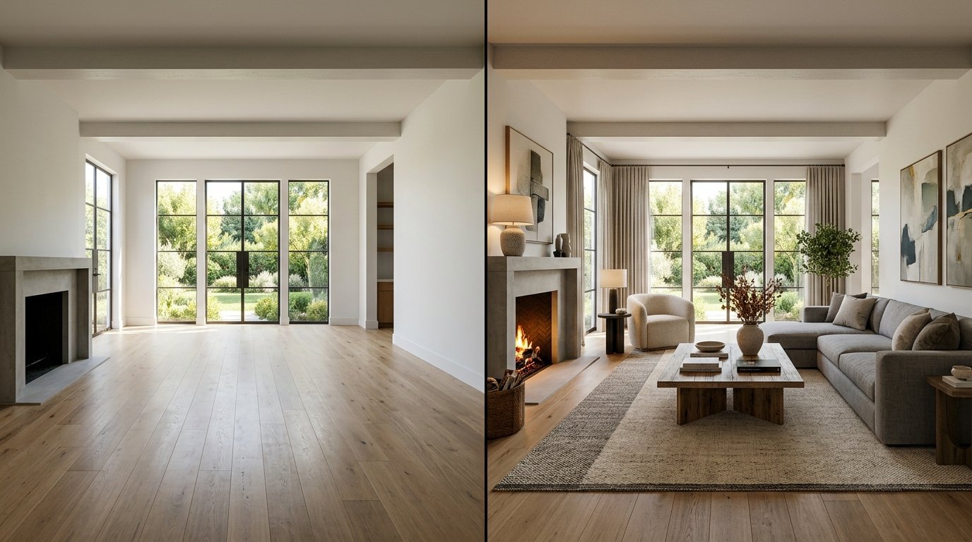 Virtual Staging Before & After: Your Room's Epic Glow-Up