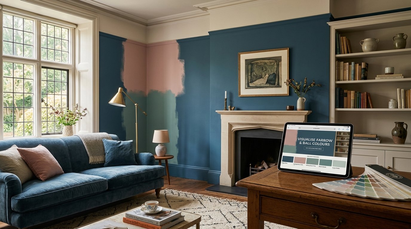 Visualise Farrow & Ball Paint with AI at godfatherofai.com/design