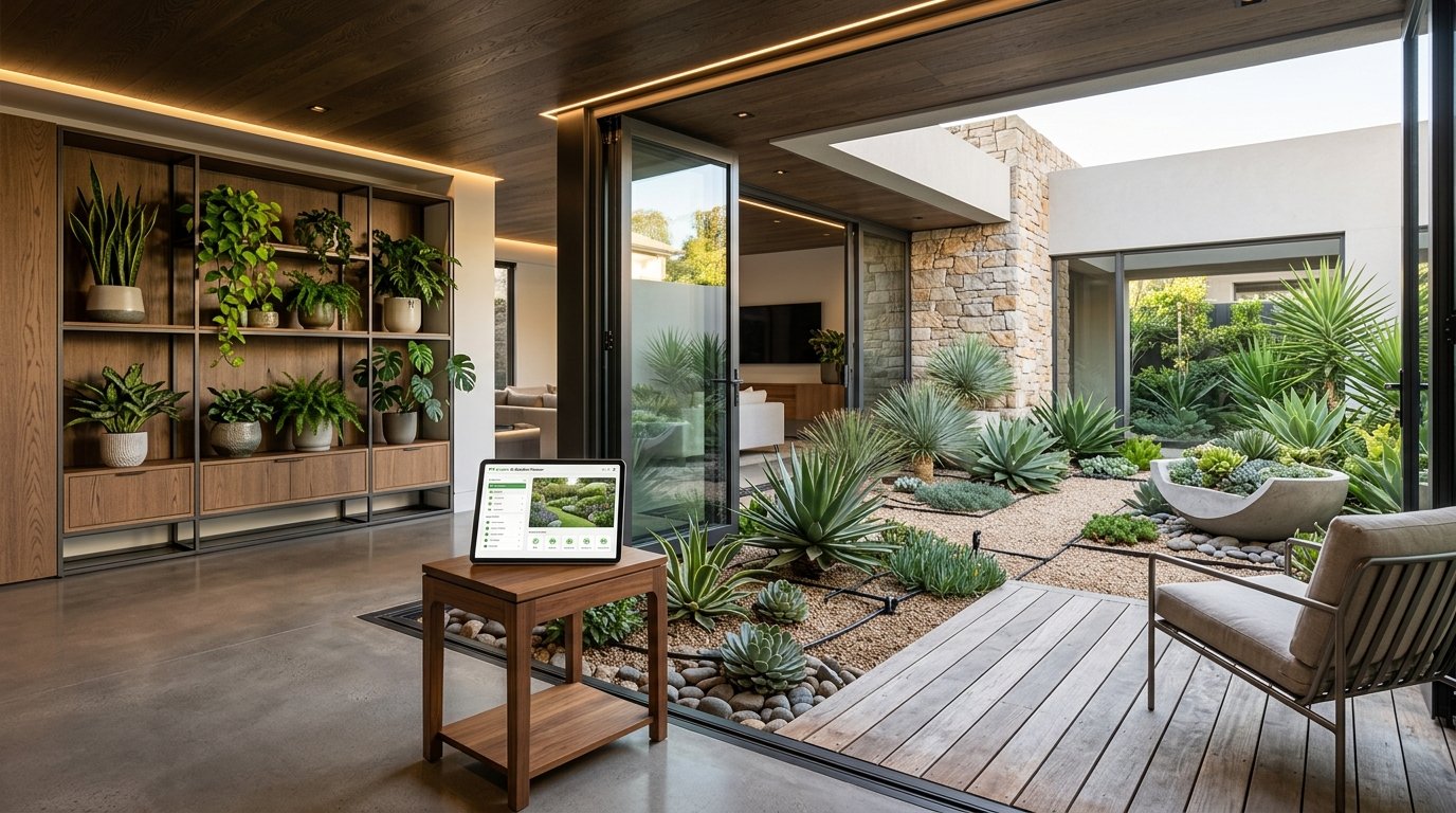 Effortless Greenery: AI-Powered Low-Maintenance Garden Design