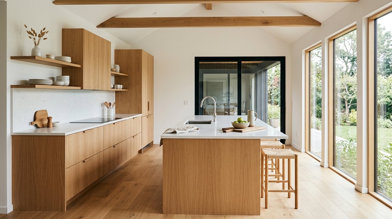 Scandinavian Kitchen Design: Clean Lines & Natural Wood