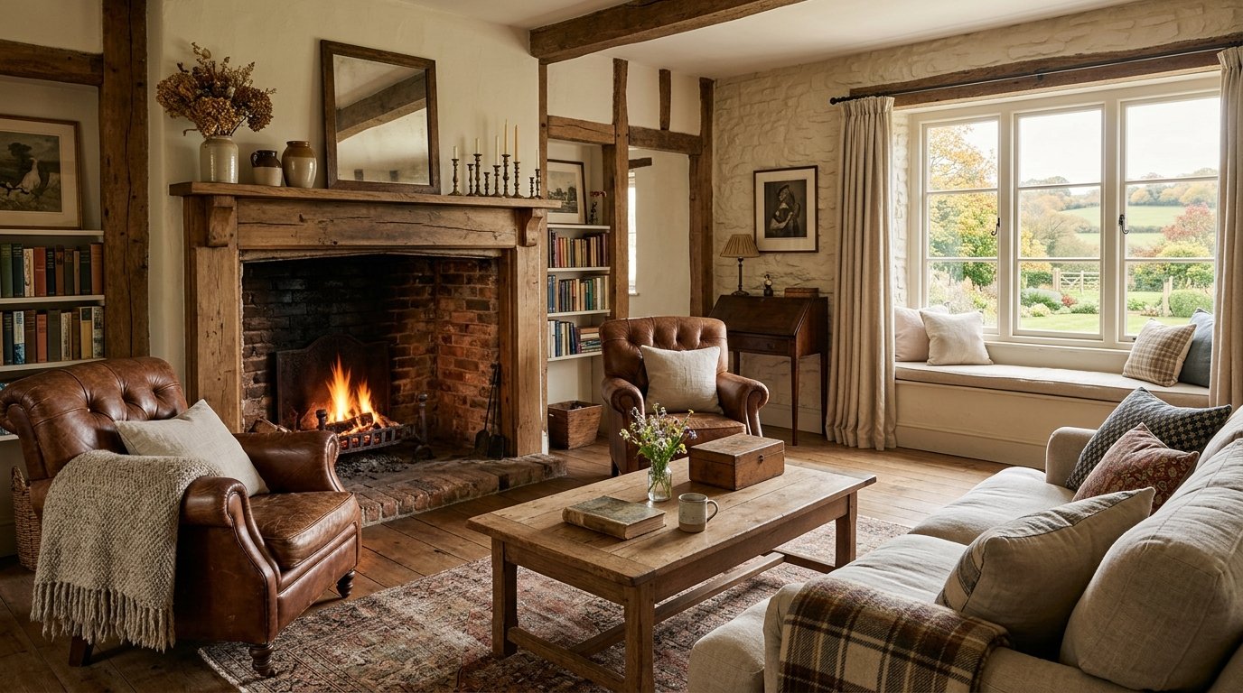 Captivating Country House Interior Design: Timeless Comfort